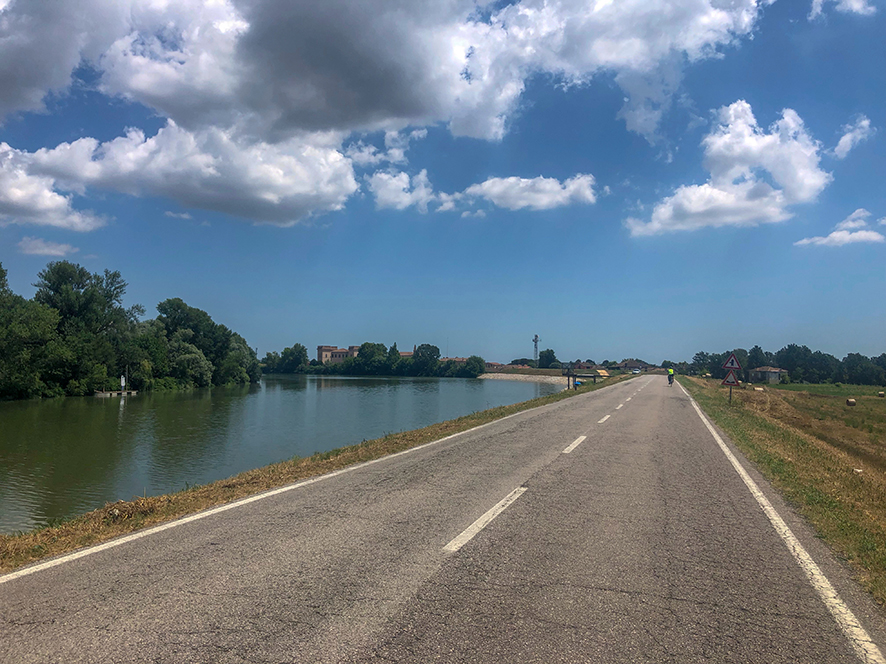 Un week end in bici lungo la destra Po