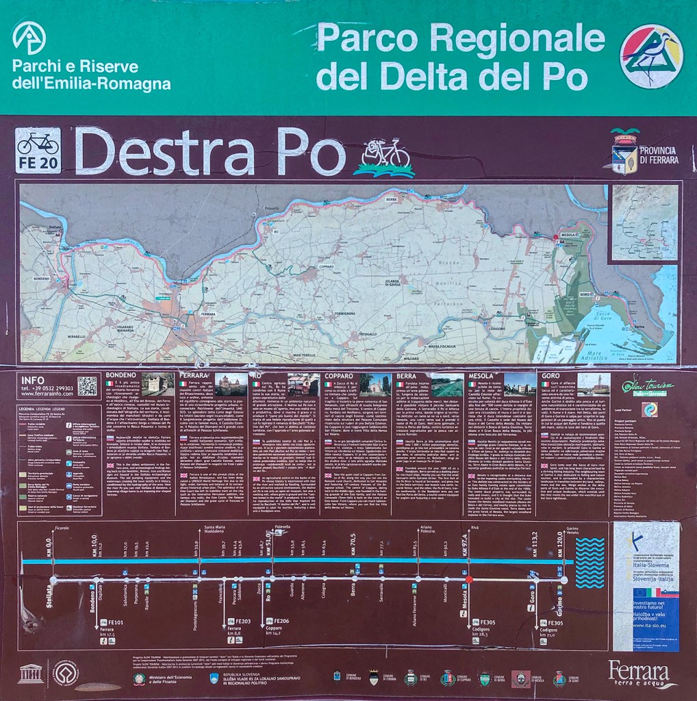 Un week end in bici lungo la destra Po