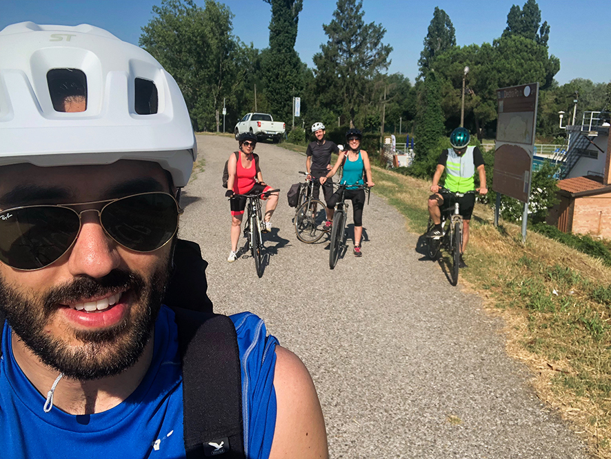 Un week end in bici lungo la destra Po