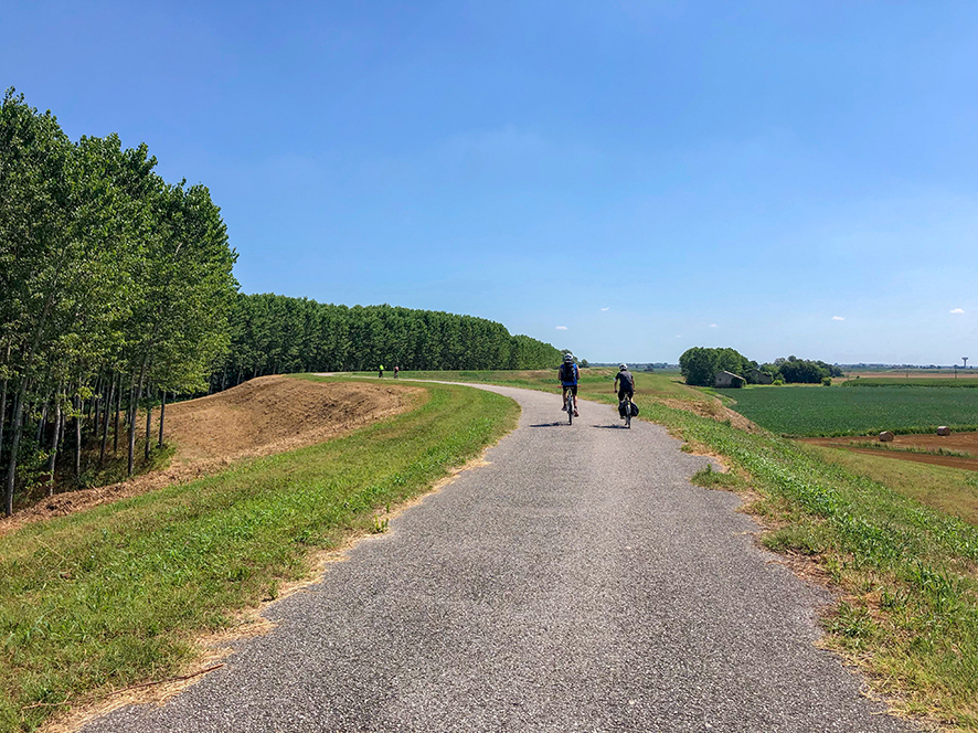 Un week end in bici lungo la destra Po