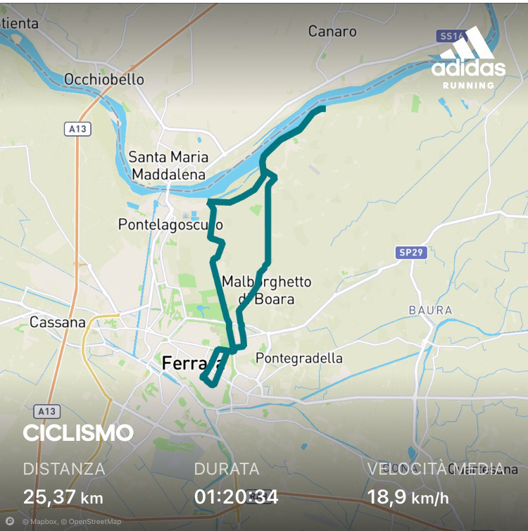 Un week end in bici lungo la destra Po