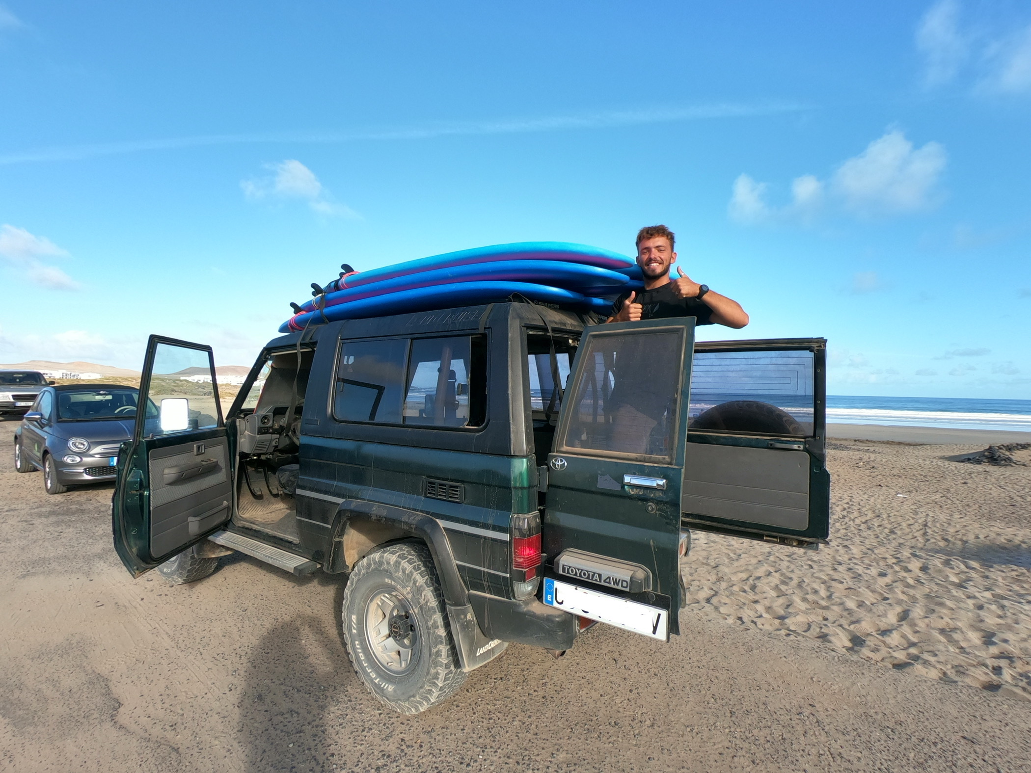 surfando a Lanzarote